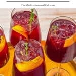 Tart cherry mocktail pin image 1.