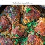 Pin image 1 for the cilantro lime chicken recipe.